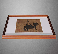 嵩明书画装裱配框服务案例